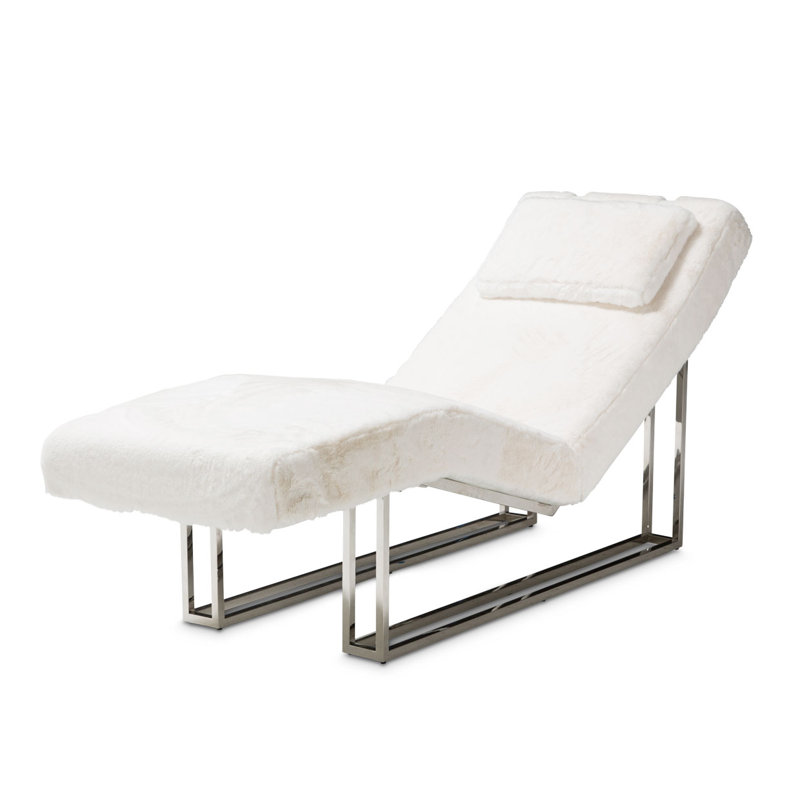 Michael amini chaise lounge discount